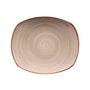 Plato Llano Rectangular 30.5 cm Gris Artisan