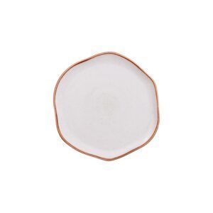 Plato Plano Ancestral 16.3 cm Artisan Beige Línea Corona