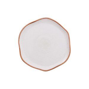Plato Plano Ancestral 21.7 cm Artisan Beige Línea Corona